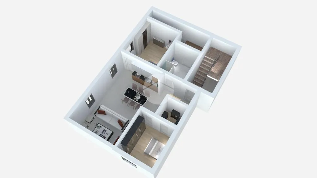Plano - Mansard Trilocale near Beach in Termoli