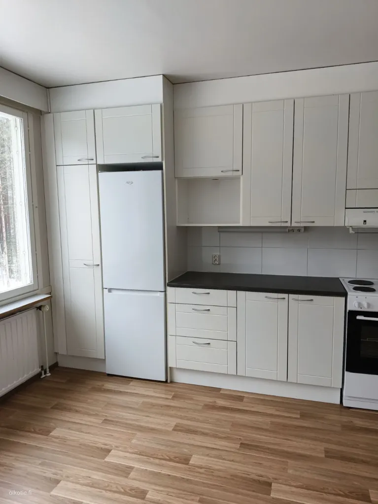 Köök - Bright Triangular Flat with Balcony in Kirkonkylä