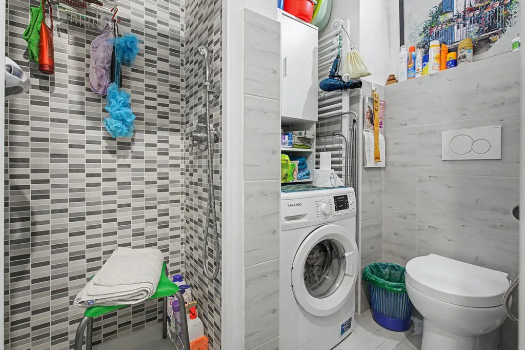 Bathrooms - Rear-Accessed Apartment with Parking in Milan