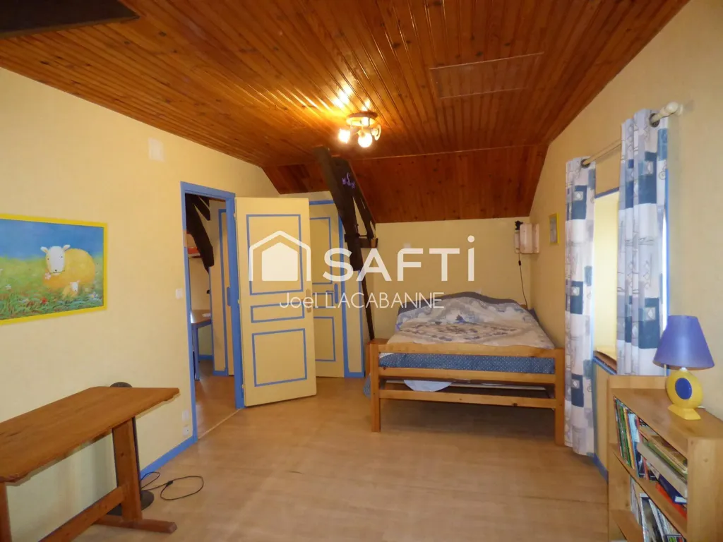 Camere da letto - Character House with Garden in Castelnau-Rivière-Basse