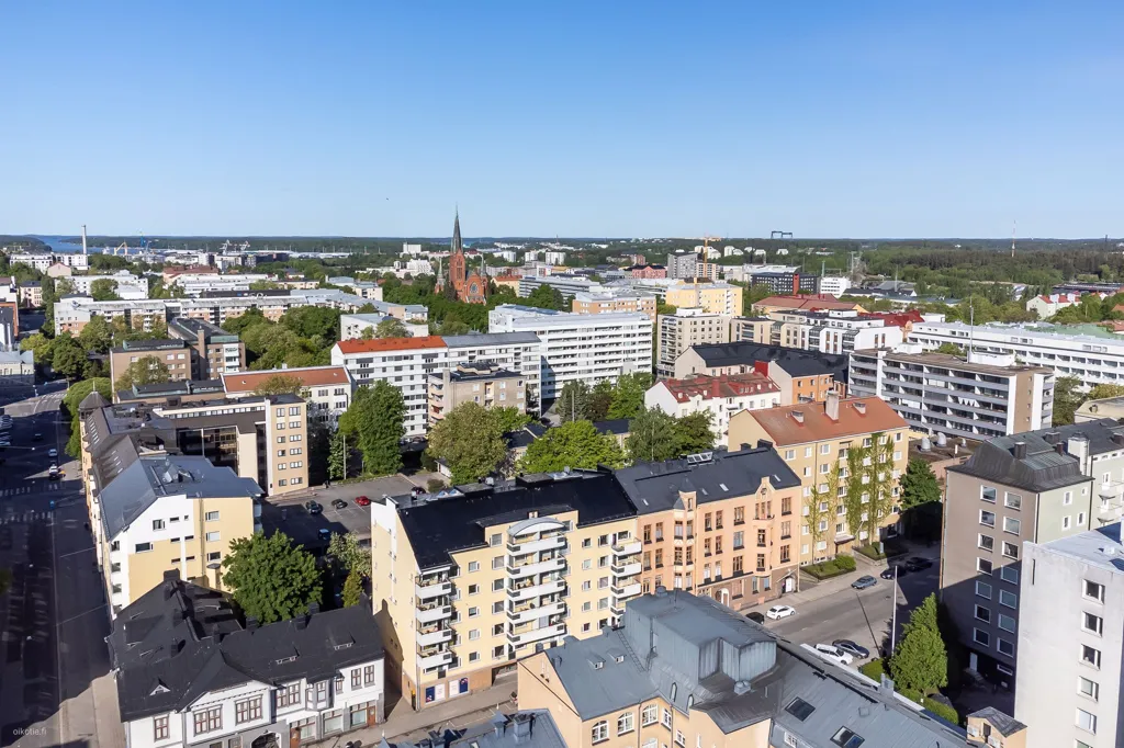 Õhuvaade - Spacious Flat with Balcony in Turku City Centre