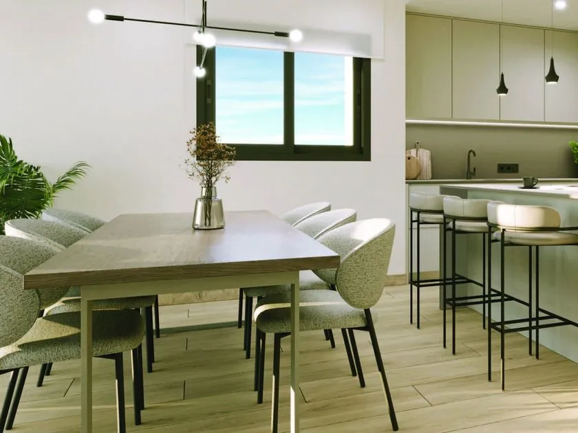 Köök - Apartment with Sea View in Torrevieja