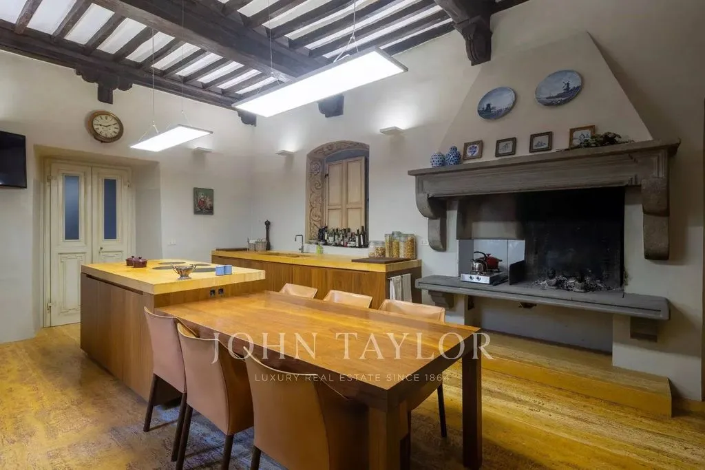 Sala da pranzo - Luxury Apartment with Renaissance Features in Cortona