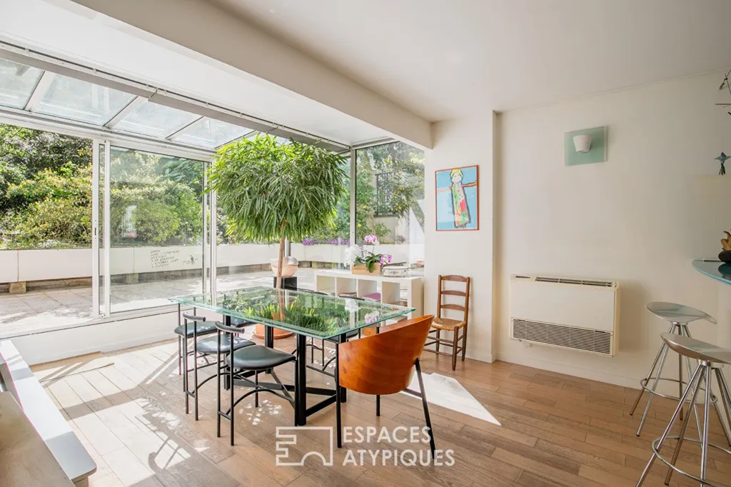 Salle à manger - Appartement avec Terrasse au Premier Étage à Paris