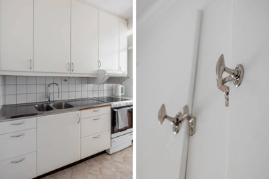 Cuisine - Apartment with Balcony in Stockholm