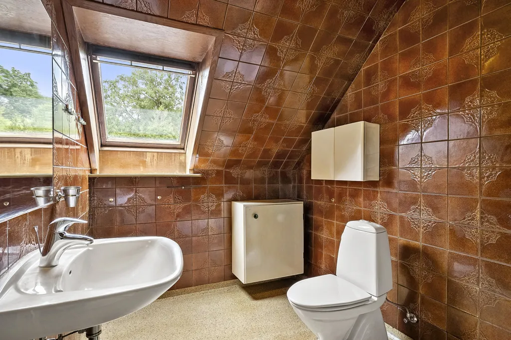Salles de bain - Maison 4 pièces à Odder