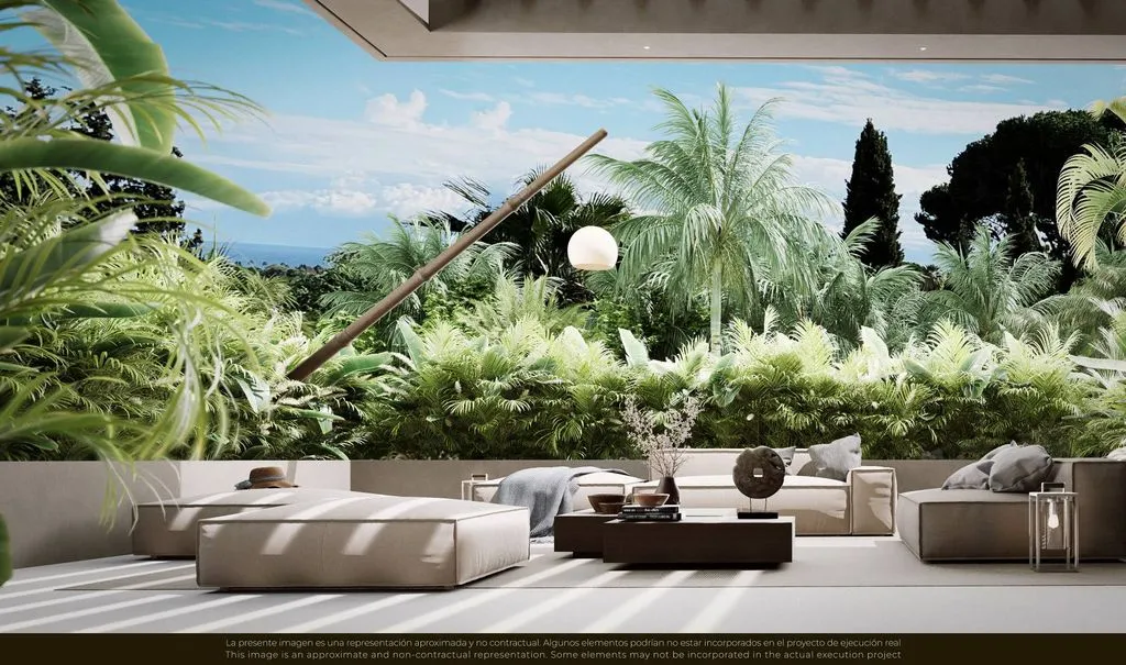 Terrace - Luxury Villa with Infinity Pool in Nueva Andalucía