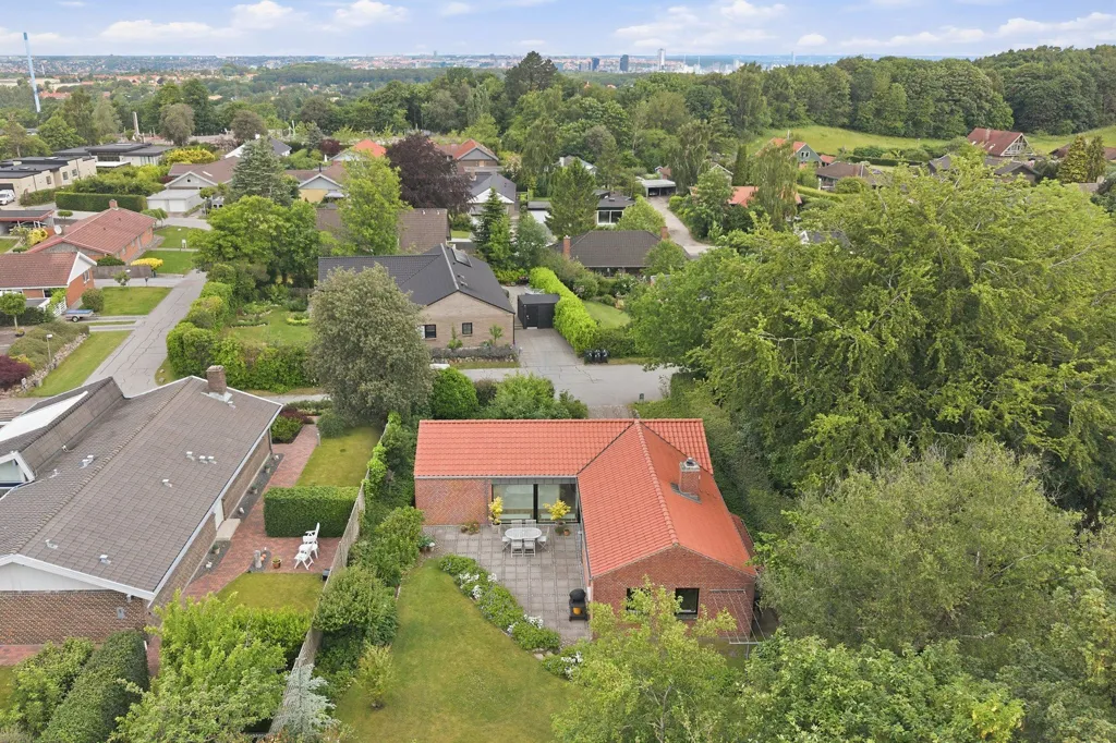 Vista aerea - Detached Villa with Garden in Højbjerg