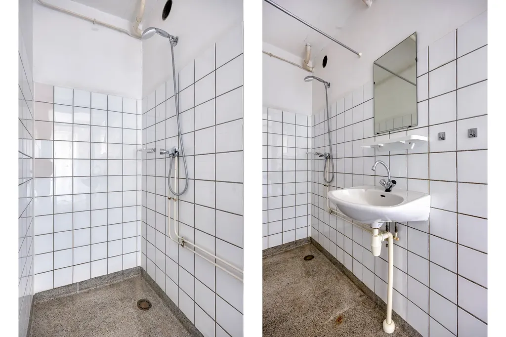 Salles de bain - Galerij Flat with Balcony in Schiedam