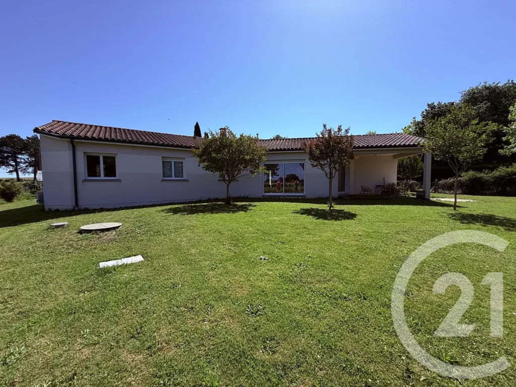 Garden - Spacious House with Garden in Daignac