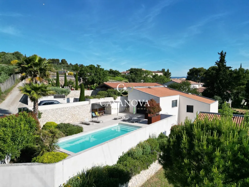 Õhuvaade - Architectural Villa with Pool in Clermont-l'Hérault