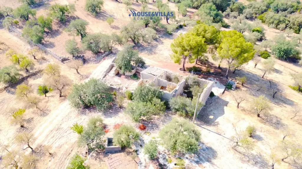 Vue aérienne - Rustic Casale with Panoramic Sea View near Noto
