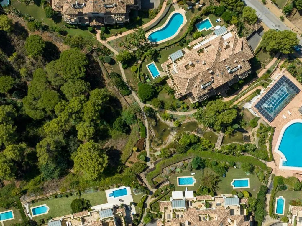 Vue aérienne - Luxury Villa with Pool in Nueva Andalucia, Marbella