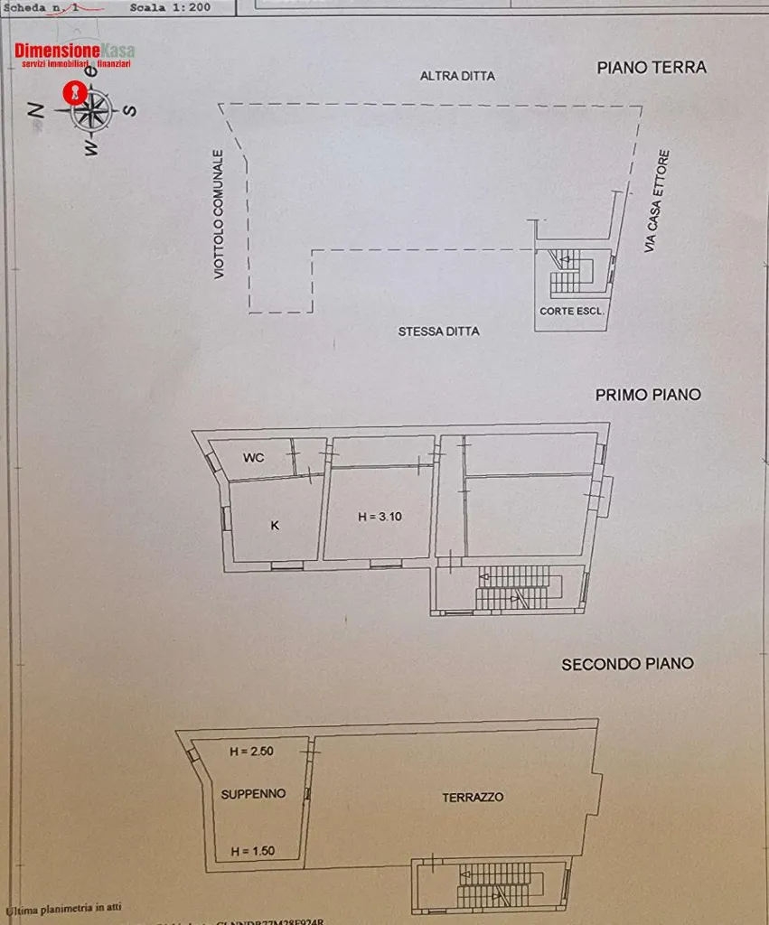 Plaan - Duplex with Terrace in Central Marzano di Nola