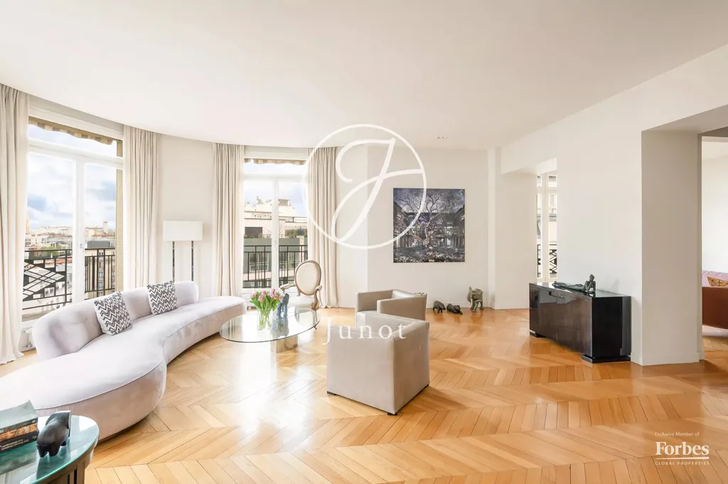 Séjour - Appartement Duplex avec Terrasses à Paris 16e