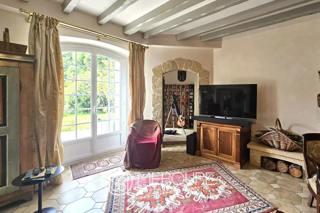 Living Room - Rural Property with Pool in Lauragais