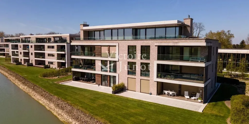 Vue aérienne - Appartement avec Terrasse et Jardin à Sterrebeek