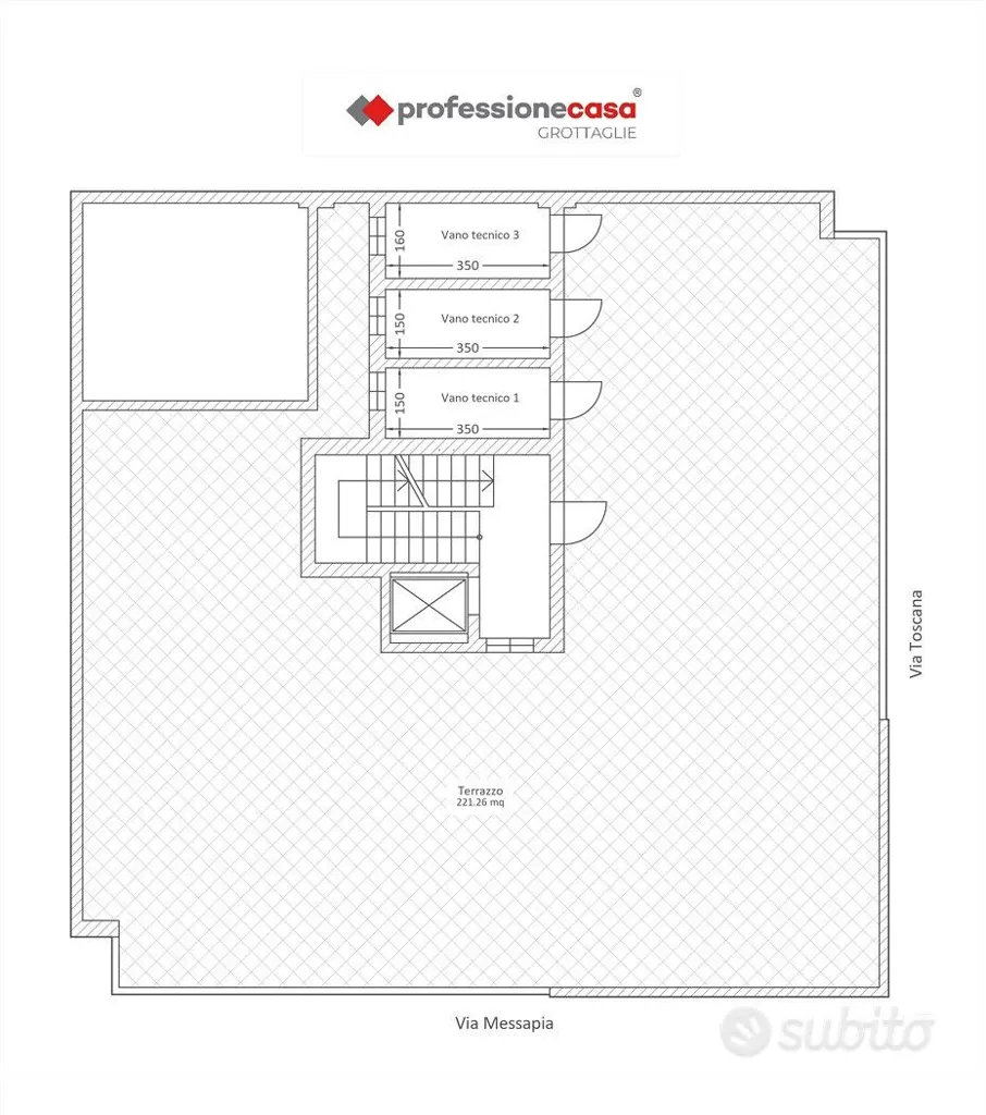 Plan - New Apartment with Balcony in Central Grottaglie