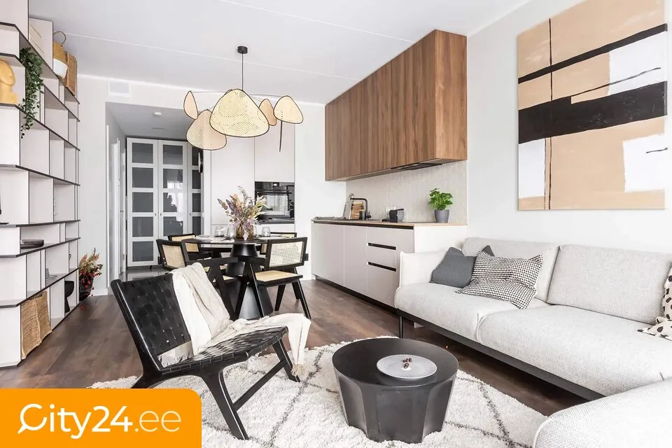 Elutuba - Modern Apartment with Balcony in Ķengarags, Riga