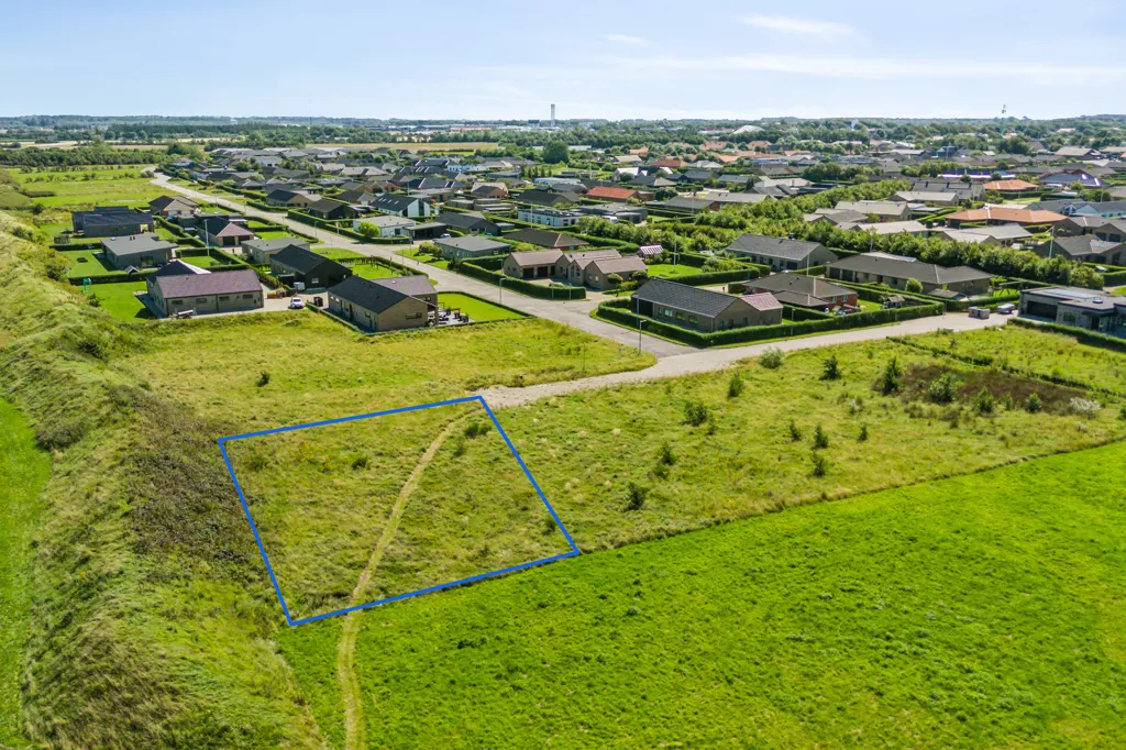 Õhuvaade - Plot in Rindum Mølleby, Ringkøbing