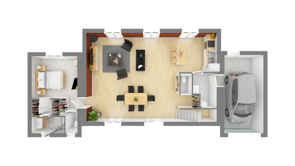 Plaan - New Build House with Garden in Peynier
