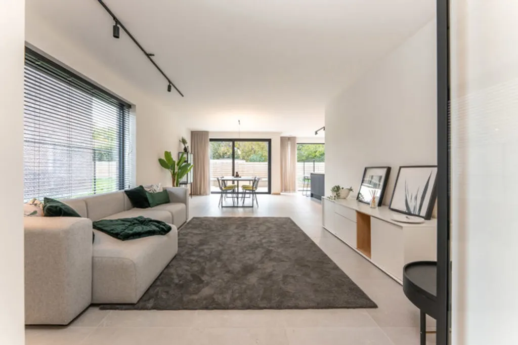 Soggiorno - Newly Built House with Terrace in Wingene