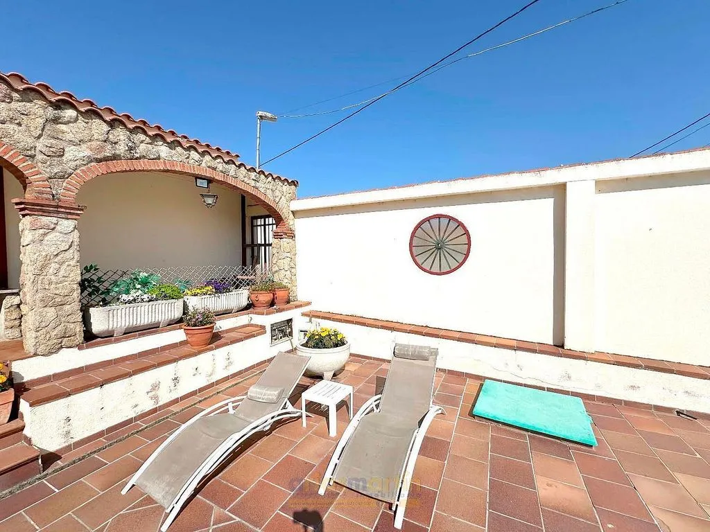 Terrasse - Chalet with Pool in Machacón, Salamanca