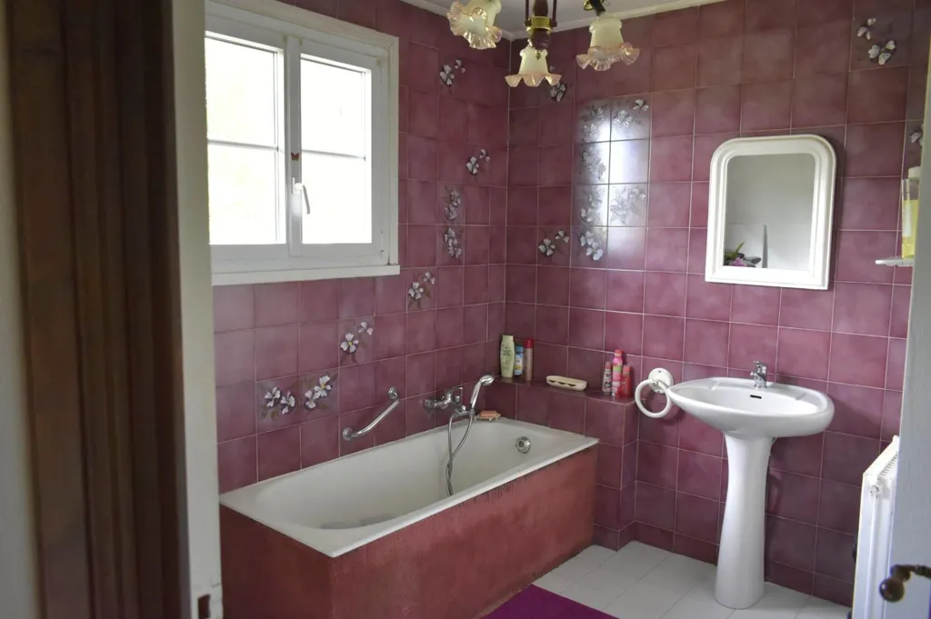 Salles de bain - Maison avec Jardin dans un Village Calme à Sigy-le-Châtel