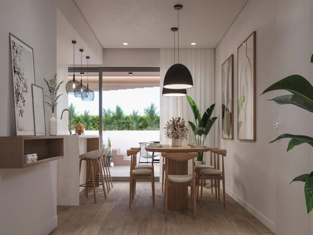 Dining Room - T3 House with Pool in Madalena