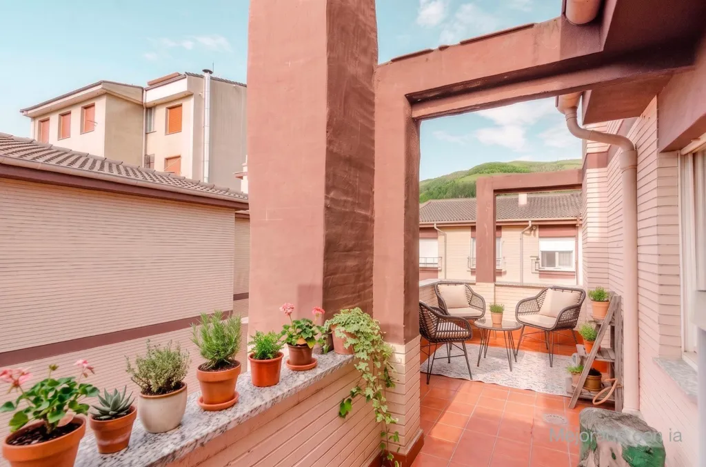Terrass - Penthouse with Two Terraces in Mieres