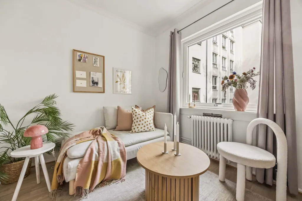Séjour - Apartment with Garden View in Oslo