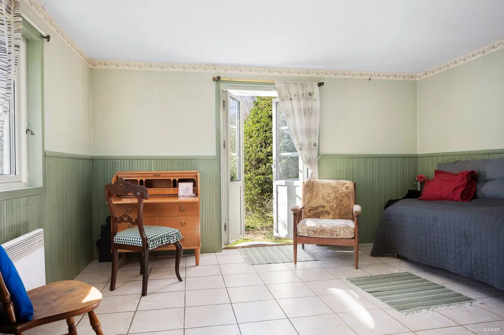 Bedrooms - Holiday Cottage with Lake View in Skåne