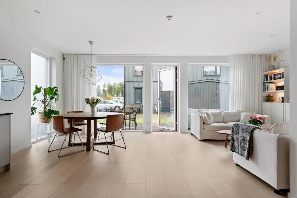 Soggiorno - Modern Duplex with Garden in Mariefred