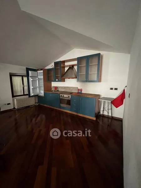 Köök - Atrium Apartment with Parquet in Sarnico