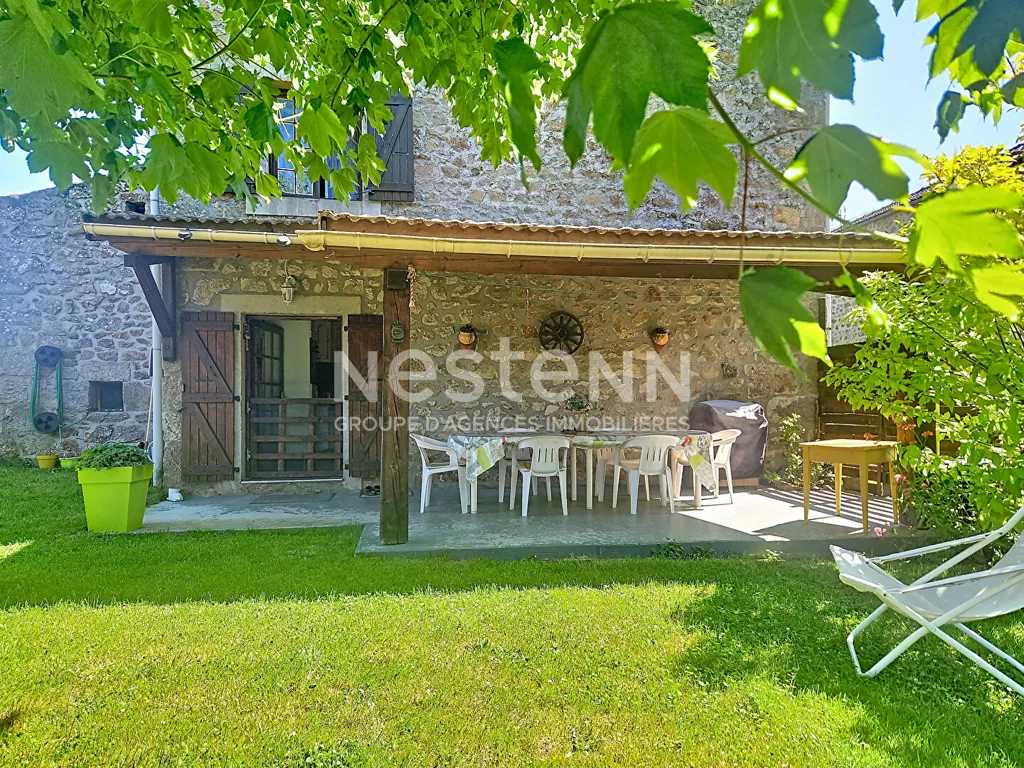 Terrass - Stone Farmhouse with Two Dwellings in Grazac