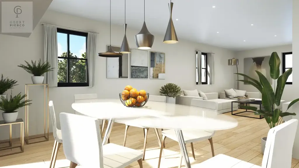 Salle à manger - Duplex avec terrasse dans un projet exclusif