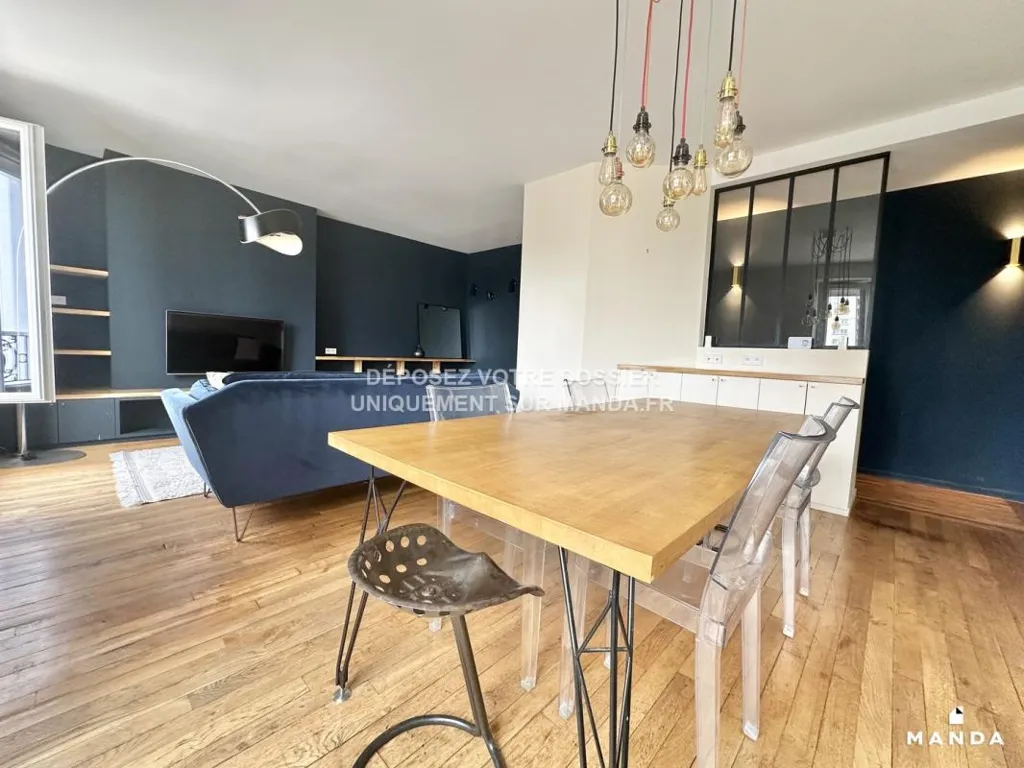 Dining Room - Duplex Flat with Balcony in Ivry-sur-Seine