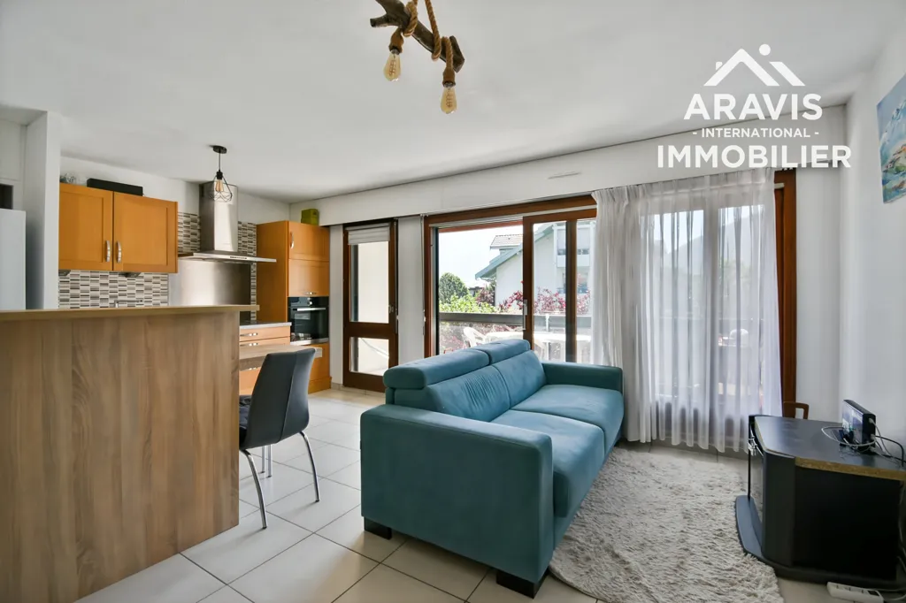 Séjour - Appartement T2 avec Terrasse à Saint-Jorioz