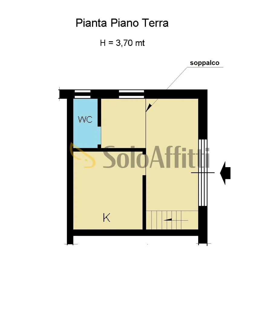 Plaan - Studio Flat with Seafront Access in Catanzaro Lido