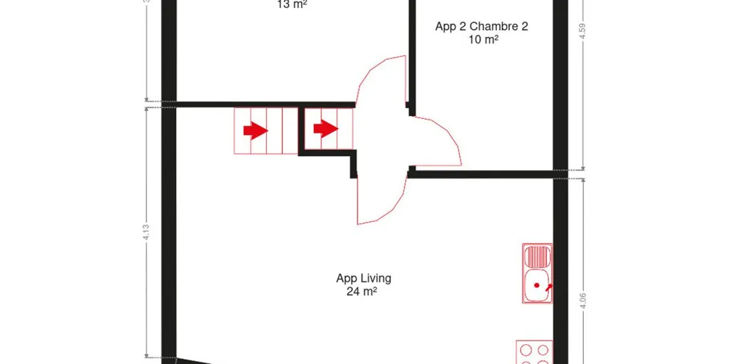 Plaan - Mixed-Use Property with Garden in Herstal