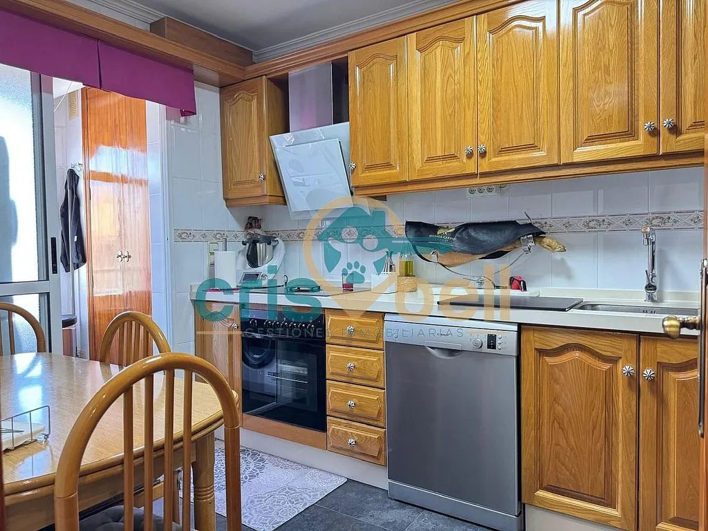 Köök - Spacious Apartment with Terrace in San Cristóbal