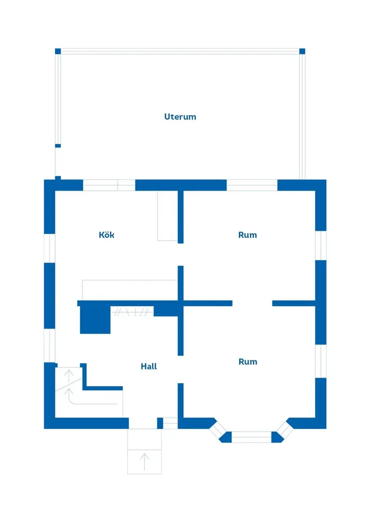 Plan - Tegel Villa with Garden in Tyringe