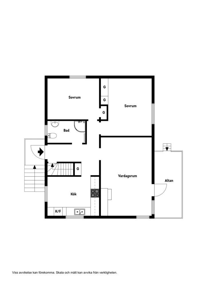Plaan - Charming House with Garden in Laxå