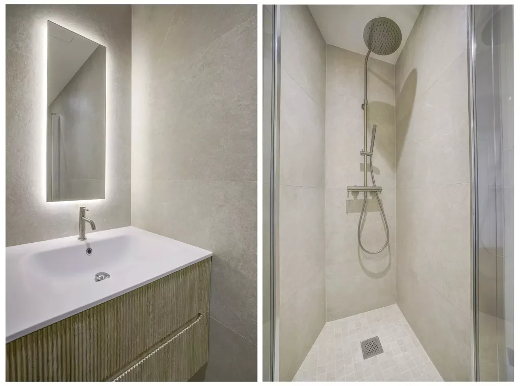 Bathrooms - Renovated 5-Piece Apartment with View in Nice