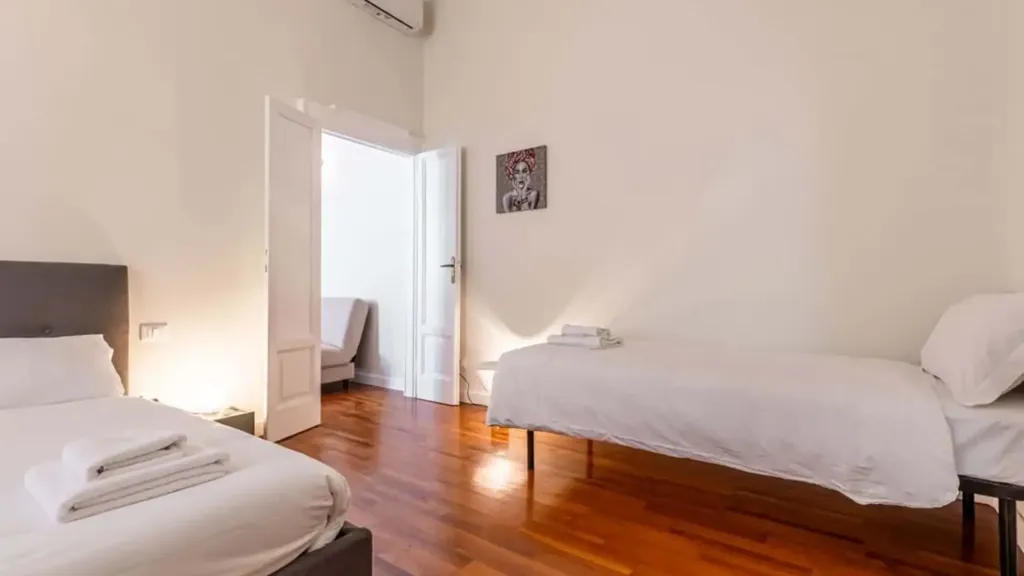 Bedrooms - Fully Furnished Studio in Milan