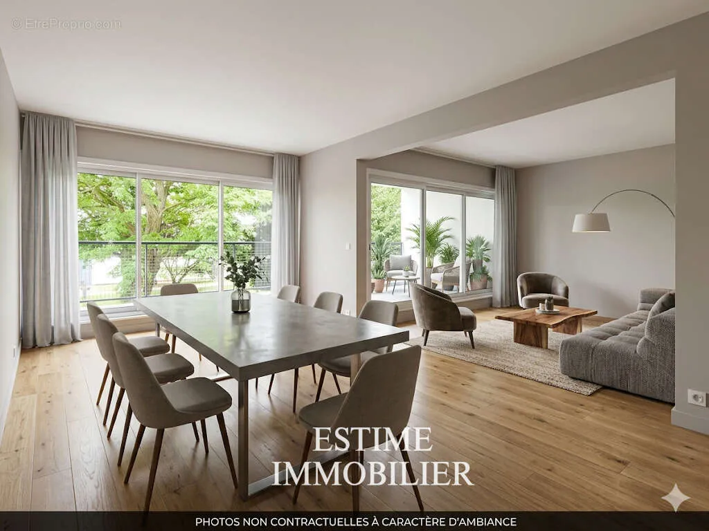 Salle à manger - Appartement T5 au Parc Saint-Maur à Lille