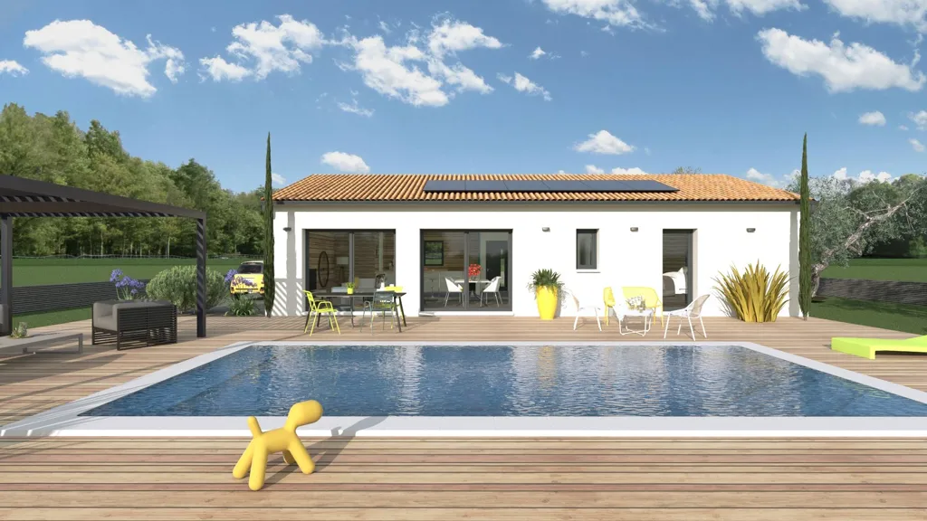 Maison Neuve 4 Pièces avec Jardin à Blanquefort