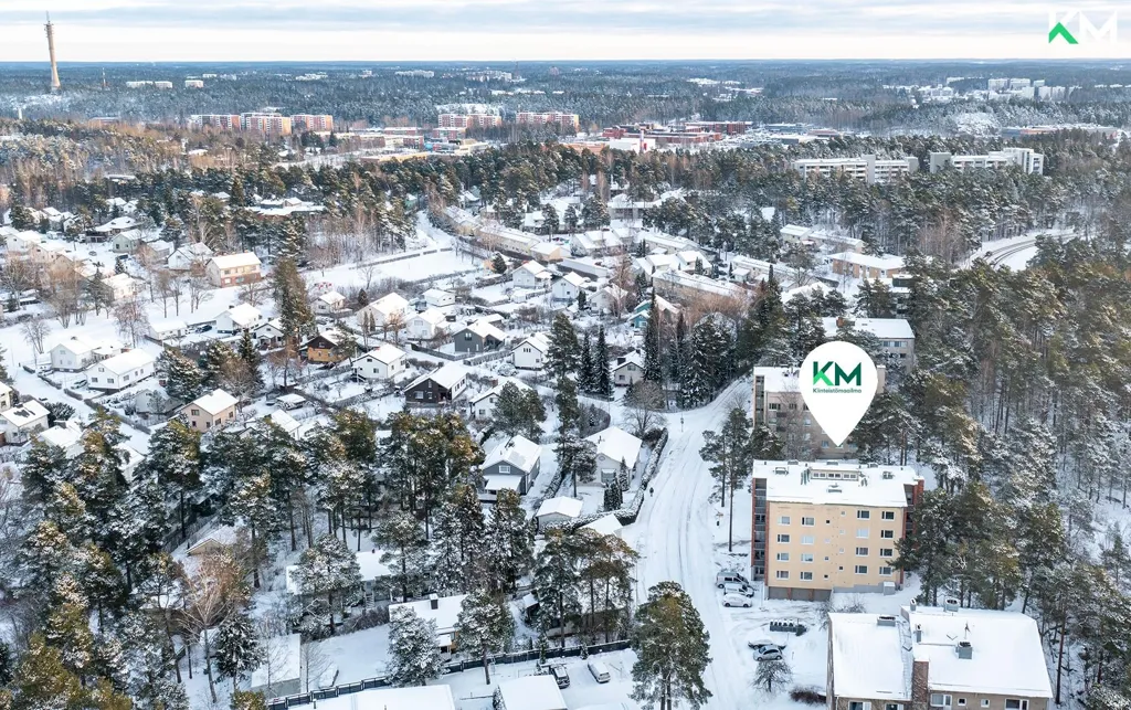 Õhuvaade - 3rd Floor Apartment with Balcony in Vasaramäki