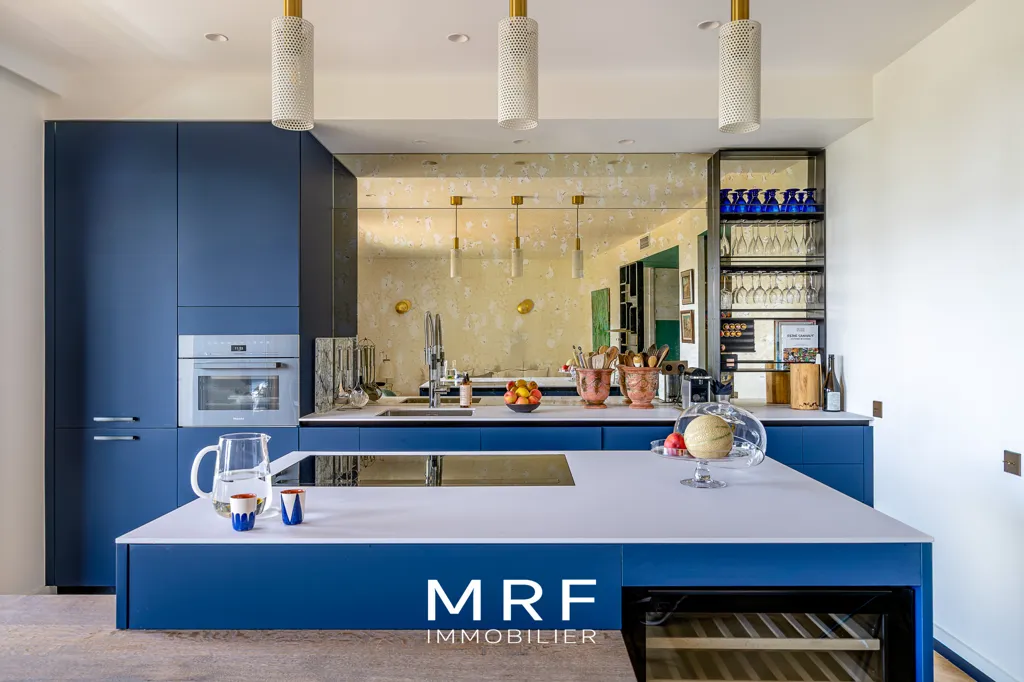 Cuisine - Appartement Luxueux avec Vue Mer à Marseille