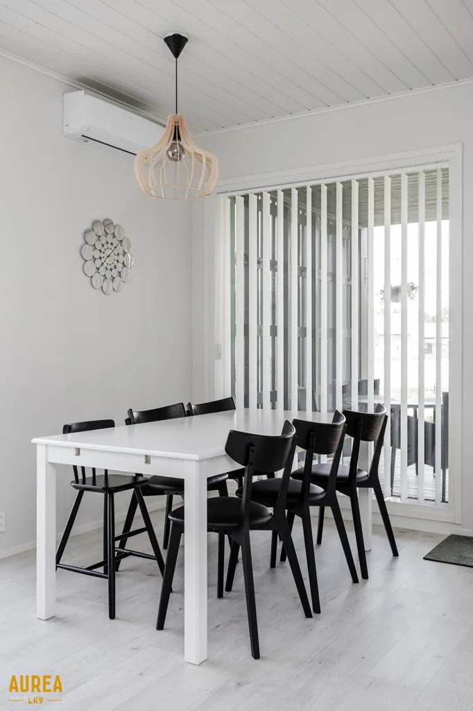 Dining Room - Modern Apartment with Sea View in Oulu